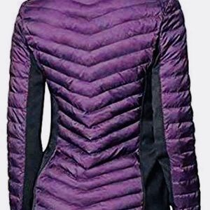 32 degrees heat puffer multi media jacket L plum NEW